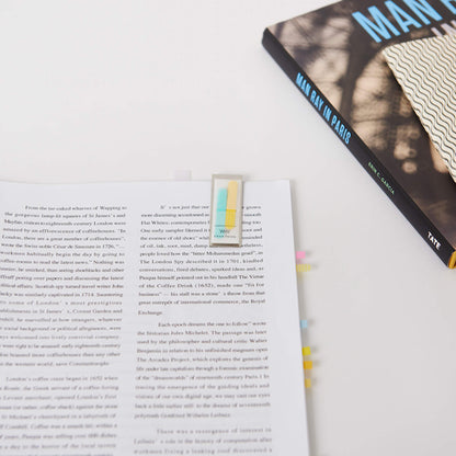 Kanmido Clip Coco Fusen Sticky Notes M - Mustard - Clip-on Sticky Notes