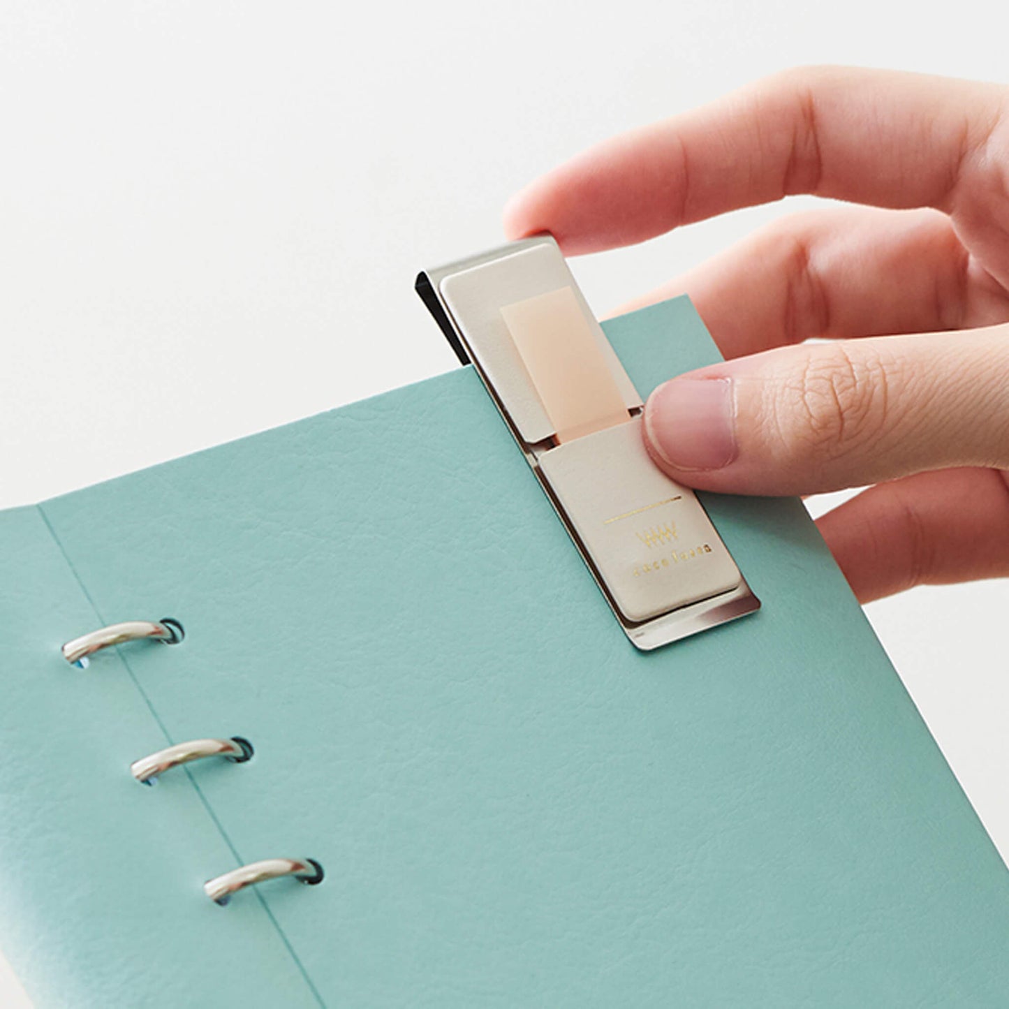 Kanmido Clip Coco Fusen Sticky Notes M - Mustard - Clip-on Sticky Notes