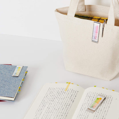 Kanmido Clip Coco Fusen Sticky Notes S - Light Blue - Clip-on Sticky Notes