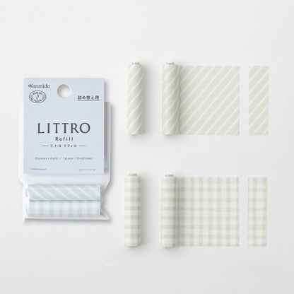 Kanmido Littro Roll Sticky Notes Refill - Grayish - Sticky Notes