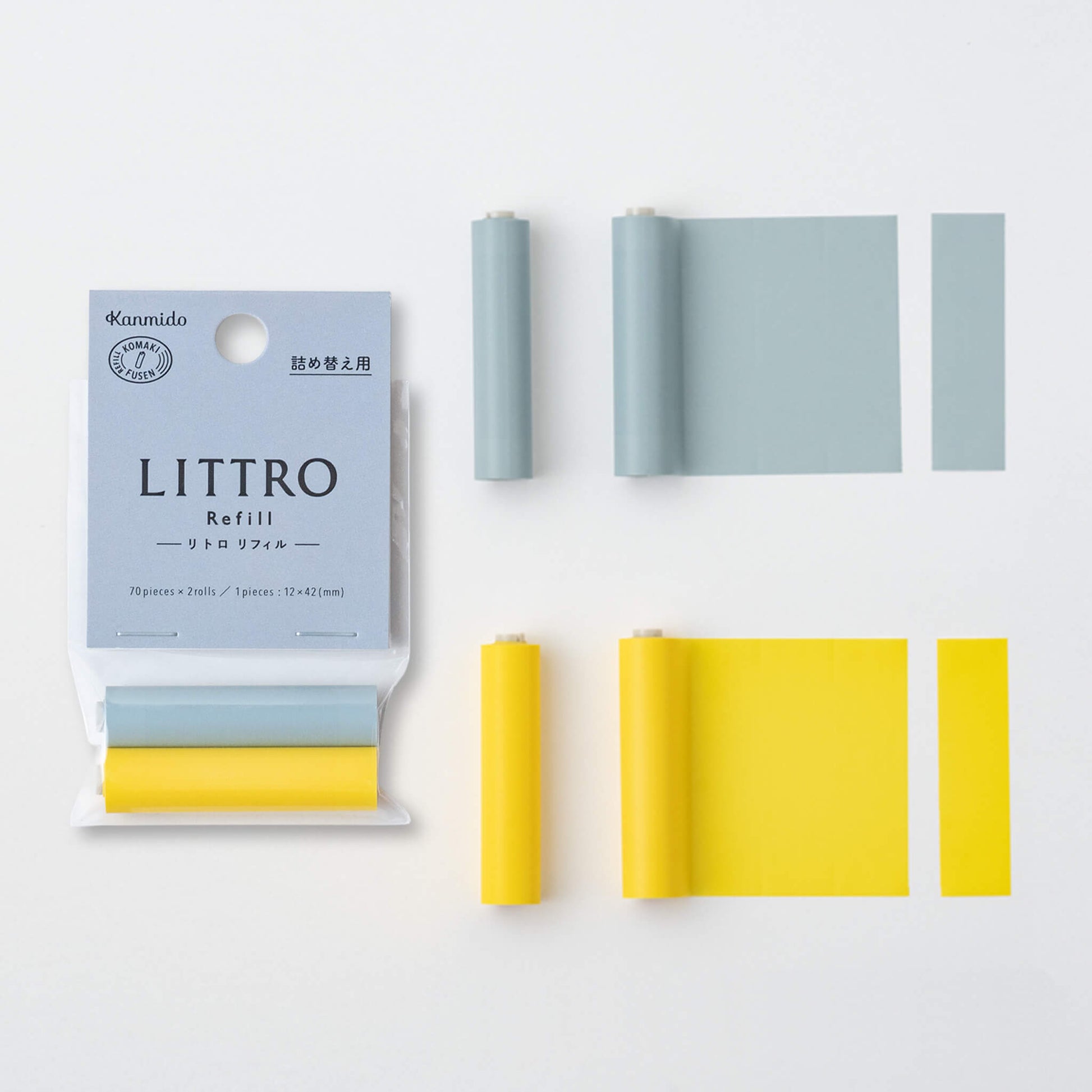 Kanmido Littro Roll Sticky Notes Refill - Mannish - Sticky Notes