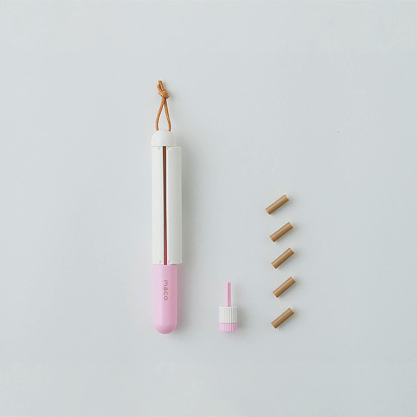 Kanmido Maco Portable Washi Tape Holder - Pastel pink - Washi Tape Holders