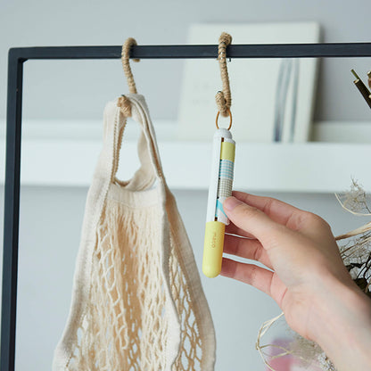 Kanmido Maco Portable Washi Tape Holder - Pastel Yellow - Washi Tape Holders