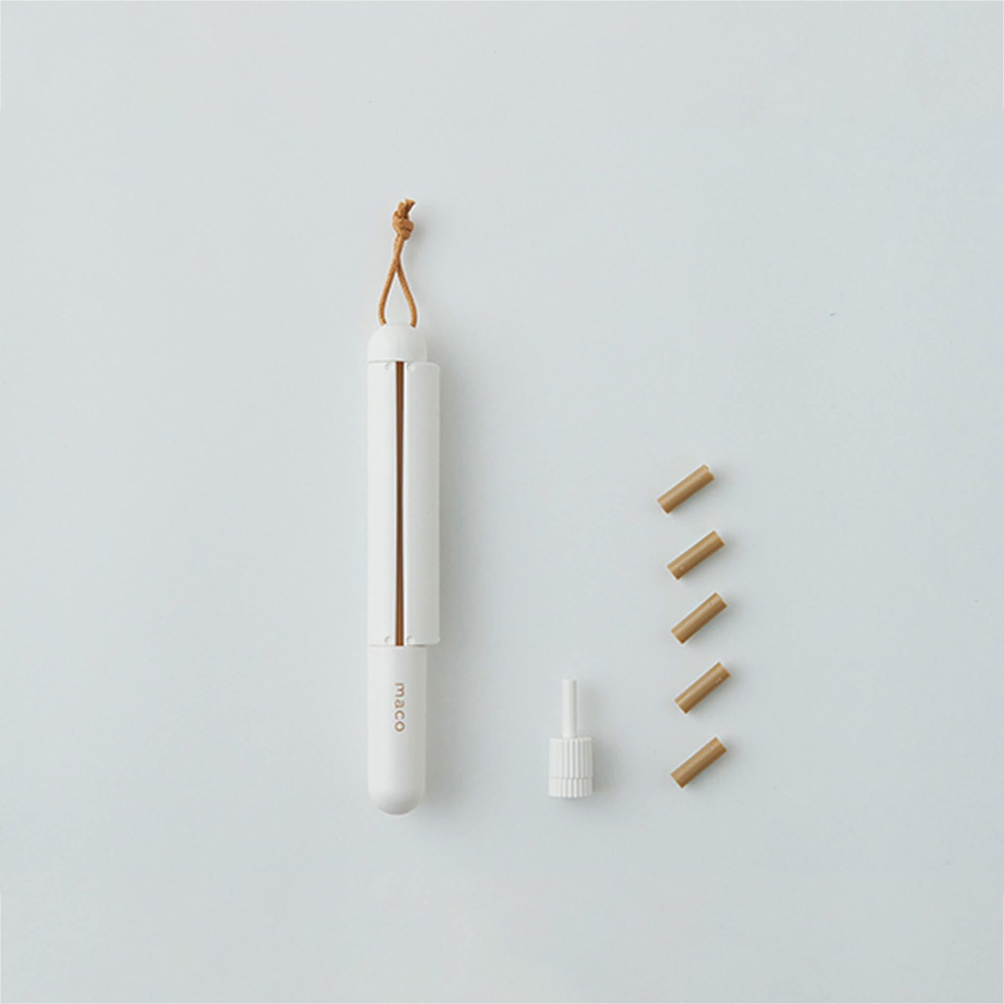 Kanmido Maco Portable Washi Tape Holder - White - Washi Tape Holders