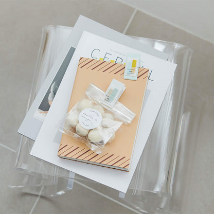 Kanmido Mini Clip Coco Fusen Sticky Notes - Misty Mint Blue - Clip-on Sticky Notes