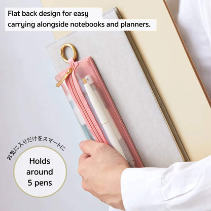 King Jim EMILy Flat Pen Case - Pink - Pen Cases
