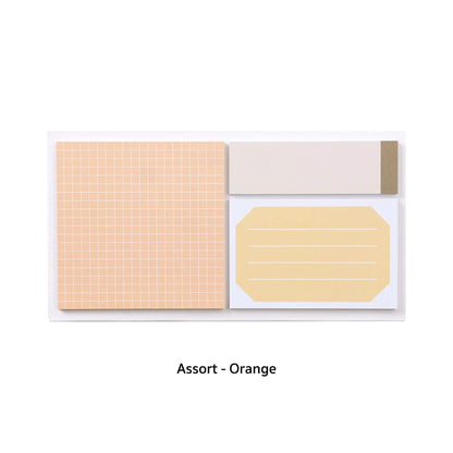 King Jim EMILy Sticky Notes - Assort - Orange - Sticky Notes