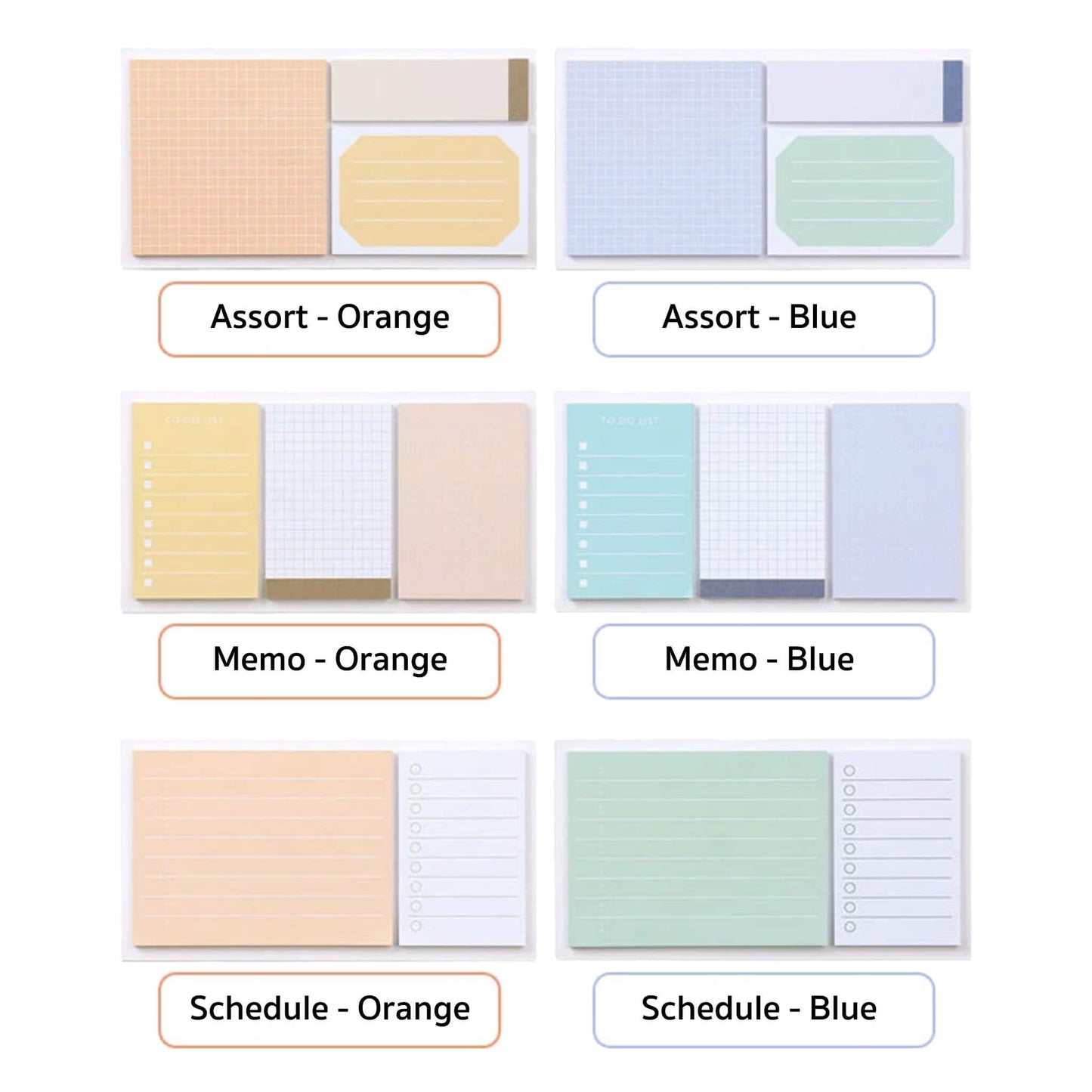 King Jim EMILy Sticky Notes - Memo - Orange - Sticky Notes