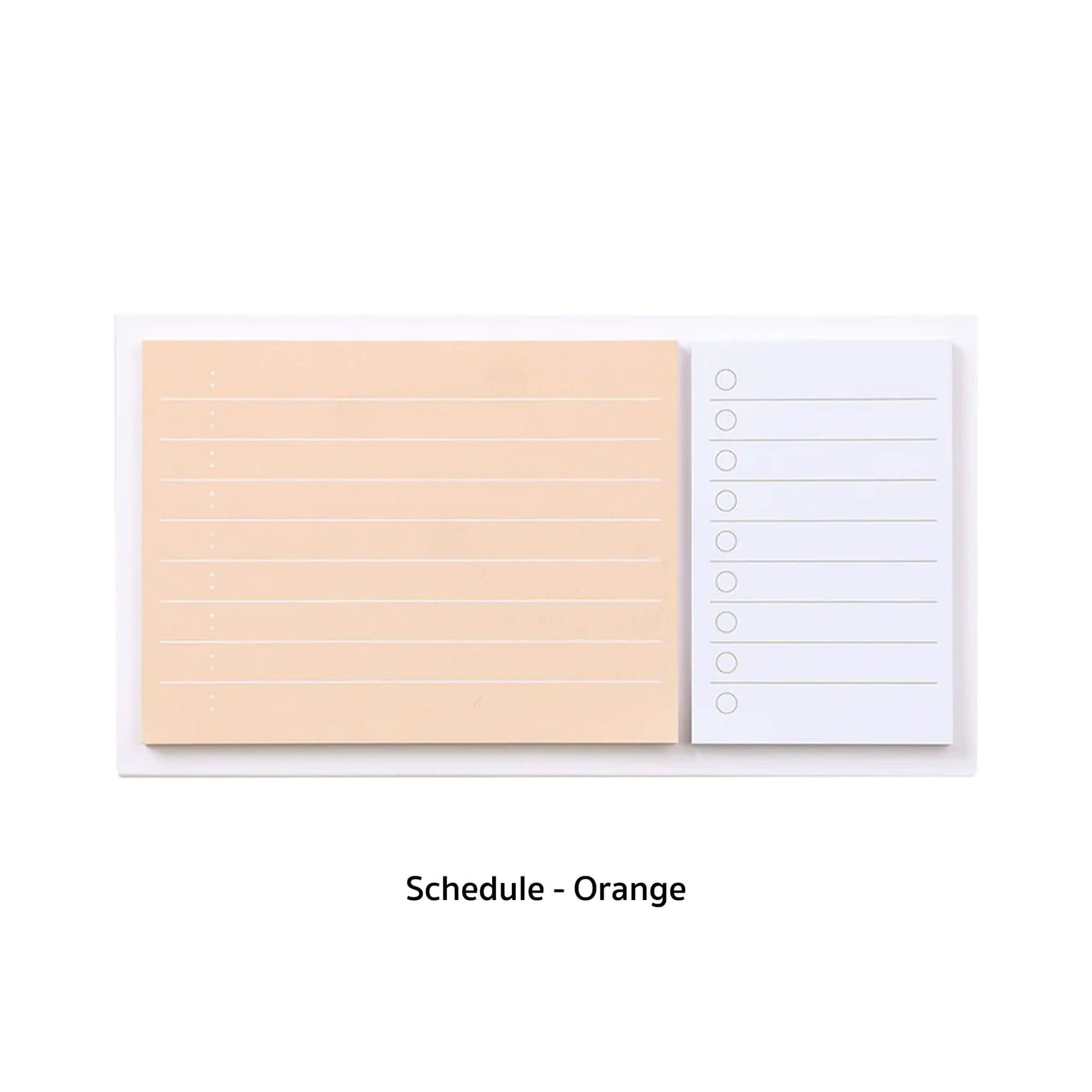 King Jim EMILy Sticky Notes - Schedule - Orange - Sticky Notes