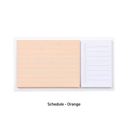 King Jim EMILy Sticky Notes - Schedule - Orange - Sticky Notes