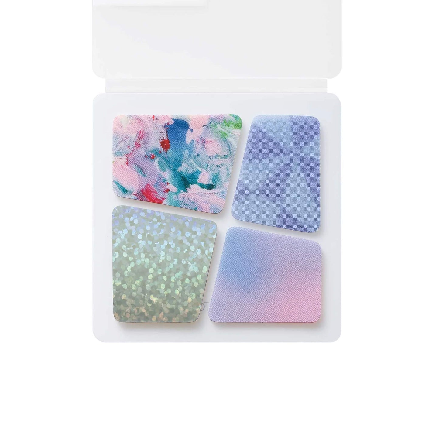 King Jim HITOTOKI COFFRET Cosmetic Motif Film Sticker - Block / Lilac Pink - Flake Stickers