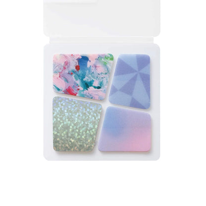 King Jim HITOTOKI COFFRET Cosmetic Motif Film Sticker - Block / Lilac Pink - Flake Stickers