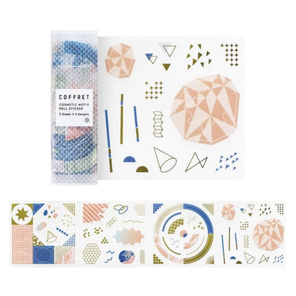 King Jim HITOTOKI COFFRET Roll Sticker - Apricot Orange - Sticker Sheets