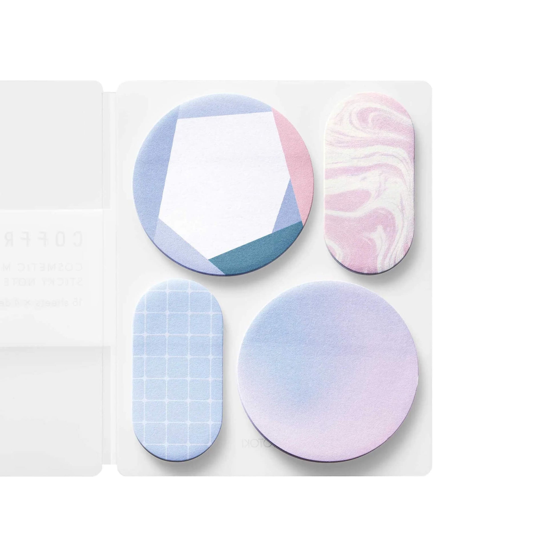 King Jim HITOTOKI COFFRET Sticky Notes - Lilac Pink - Sticky Notes