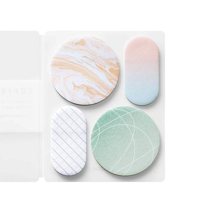 King Jim HITOTOKI COFFRET Sticky Notes - Peacock Green - Sticky Notes