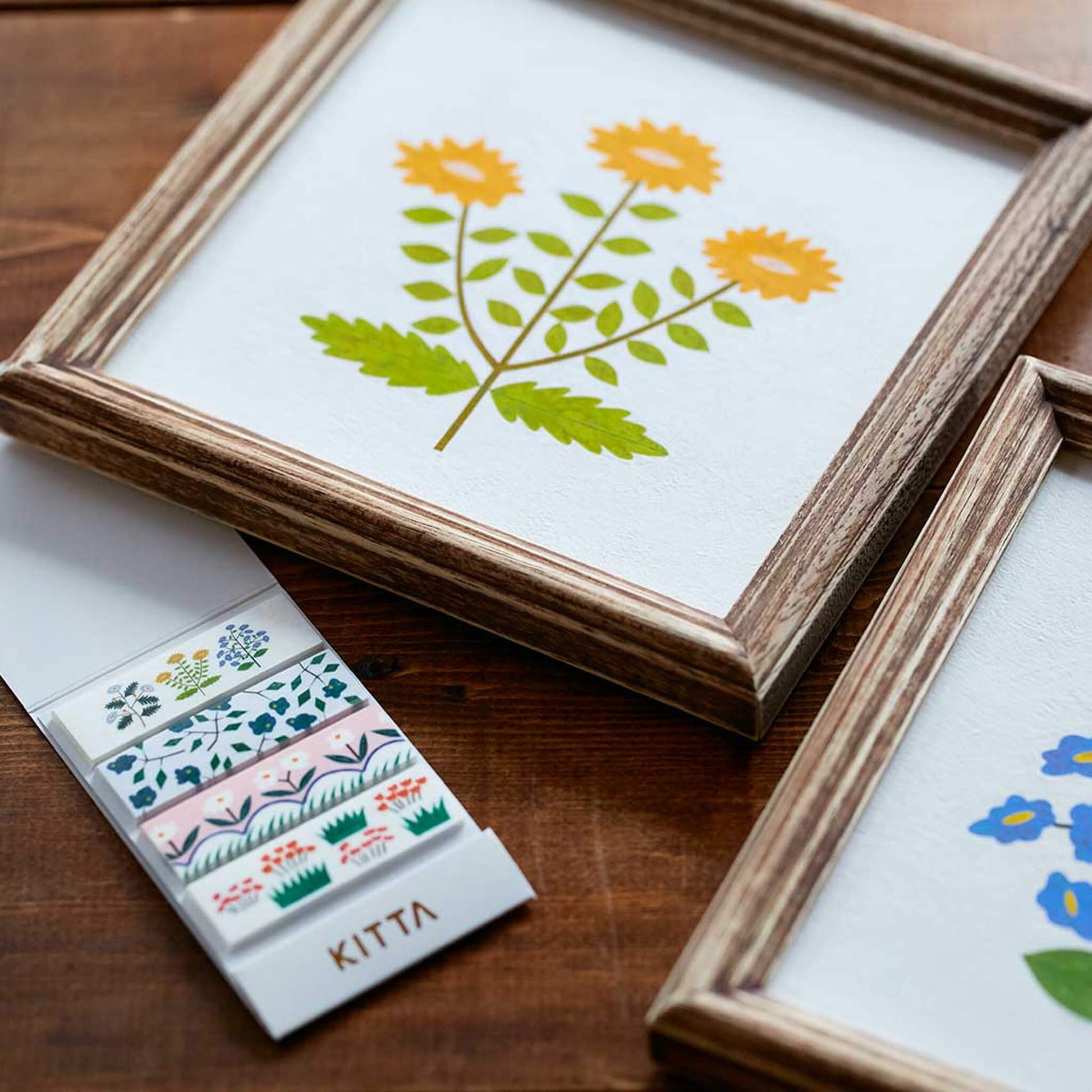 King Jim HITOTOKI KITTA Basic Washi Tape - Flower 5 - Kitta