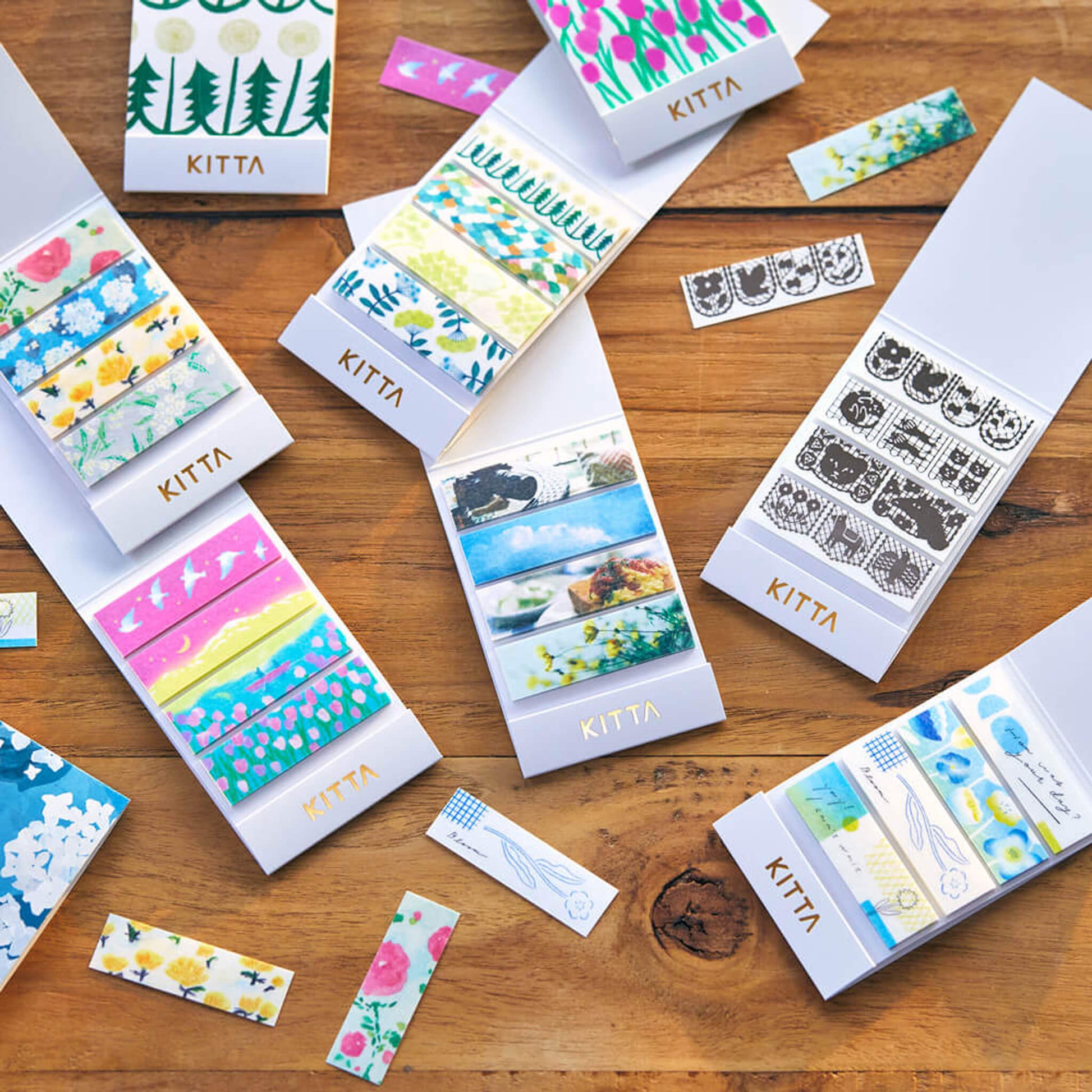 King Jim HITOTOKI KITTA Basic Washi Tape - Mizuumi - Kitta