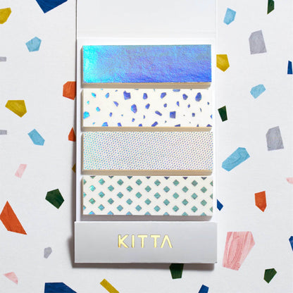 King Jim HITOTOKI KITTA Basic Washi Tape Reprinted - Kakera (Foil) - Kitta