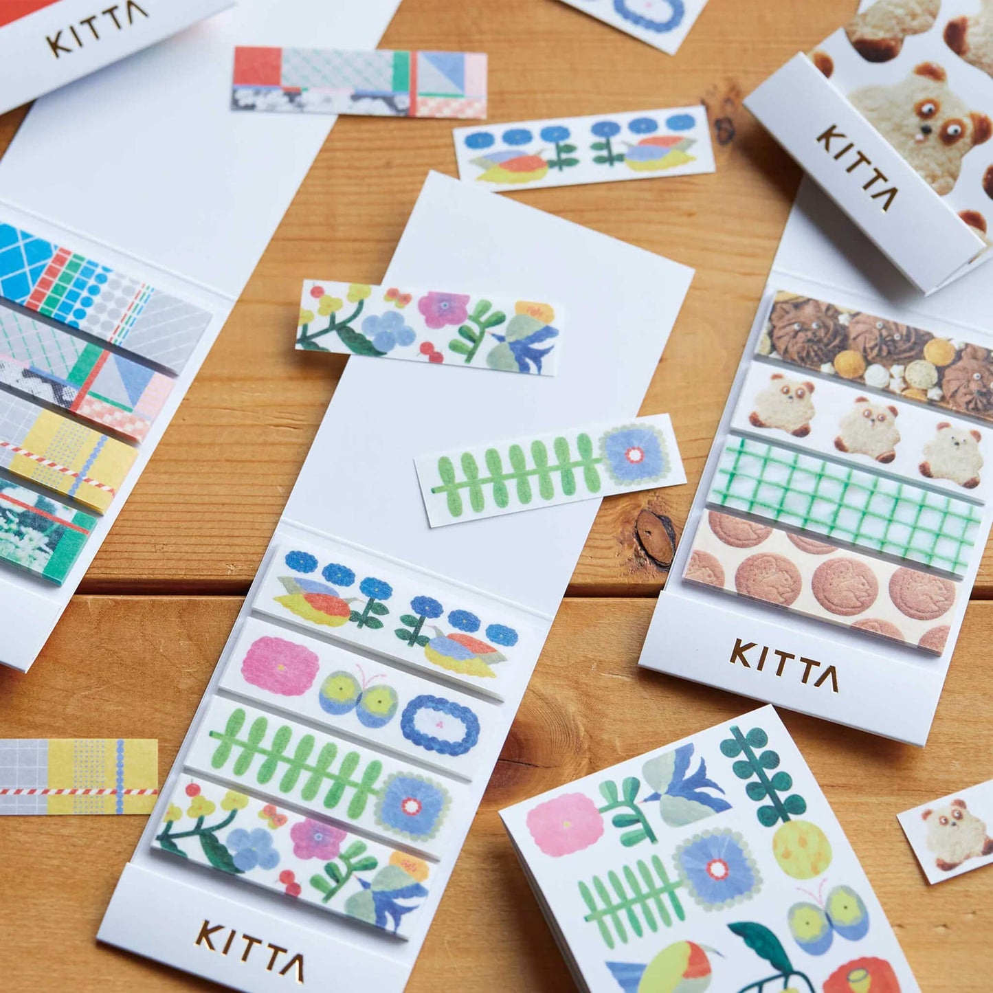 King Jim HITOTOKI KITTA Basic Washi Tape - Snack Time - Kitta