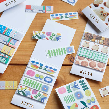 King Jim HITOTOKI KITTA Basic Washi Tape - Snack Time - Kitta