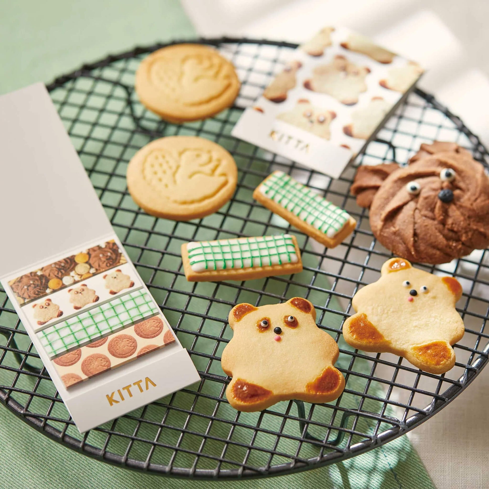 King Jim HITOTOKI KITTA Basic Washi Tape - Snack Time - Kitta