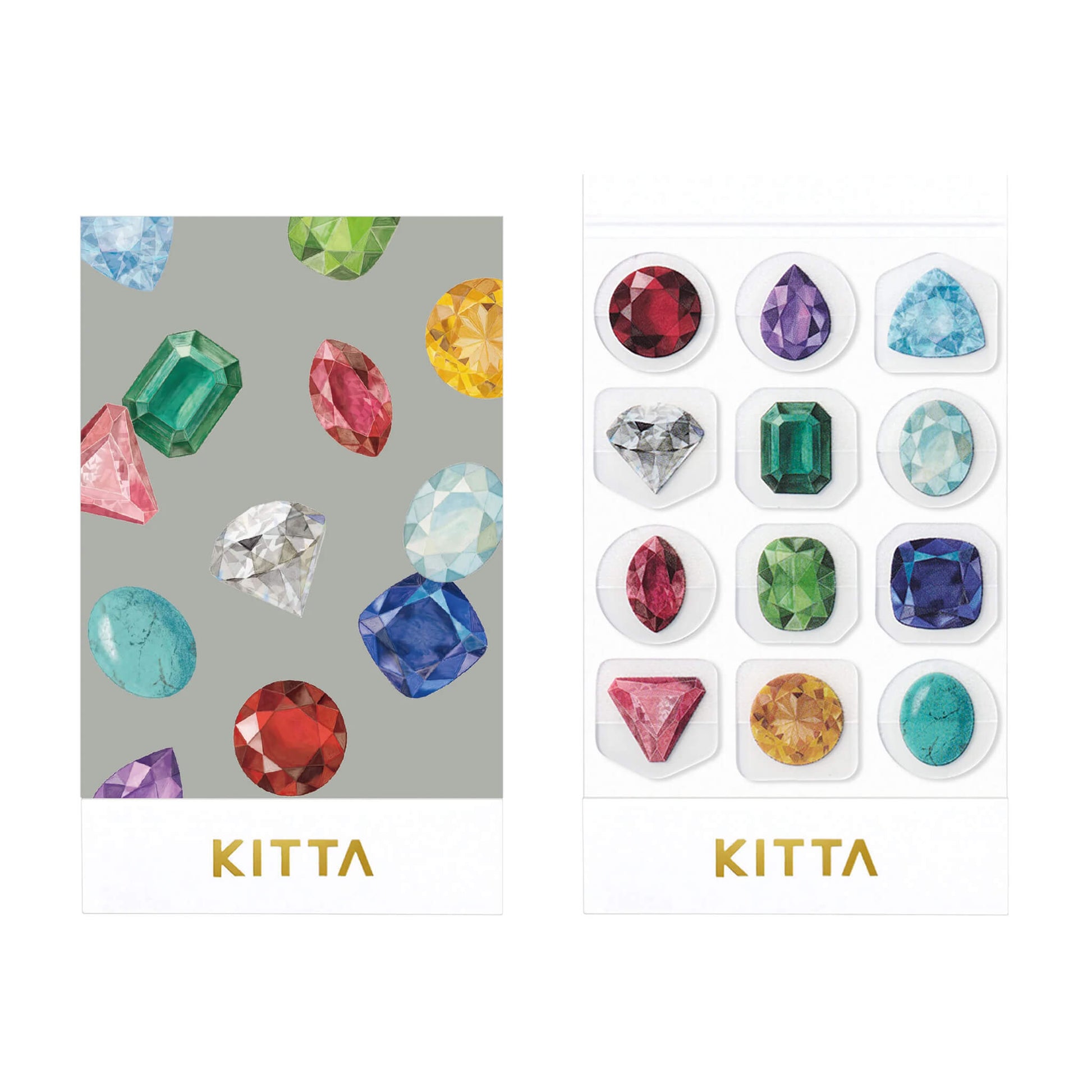 King Jim HITOTOKI KITTA Clear Sticker - Birthstone (Icon) - Kitta