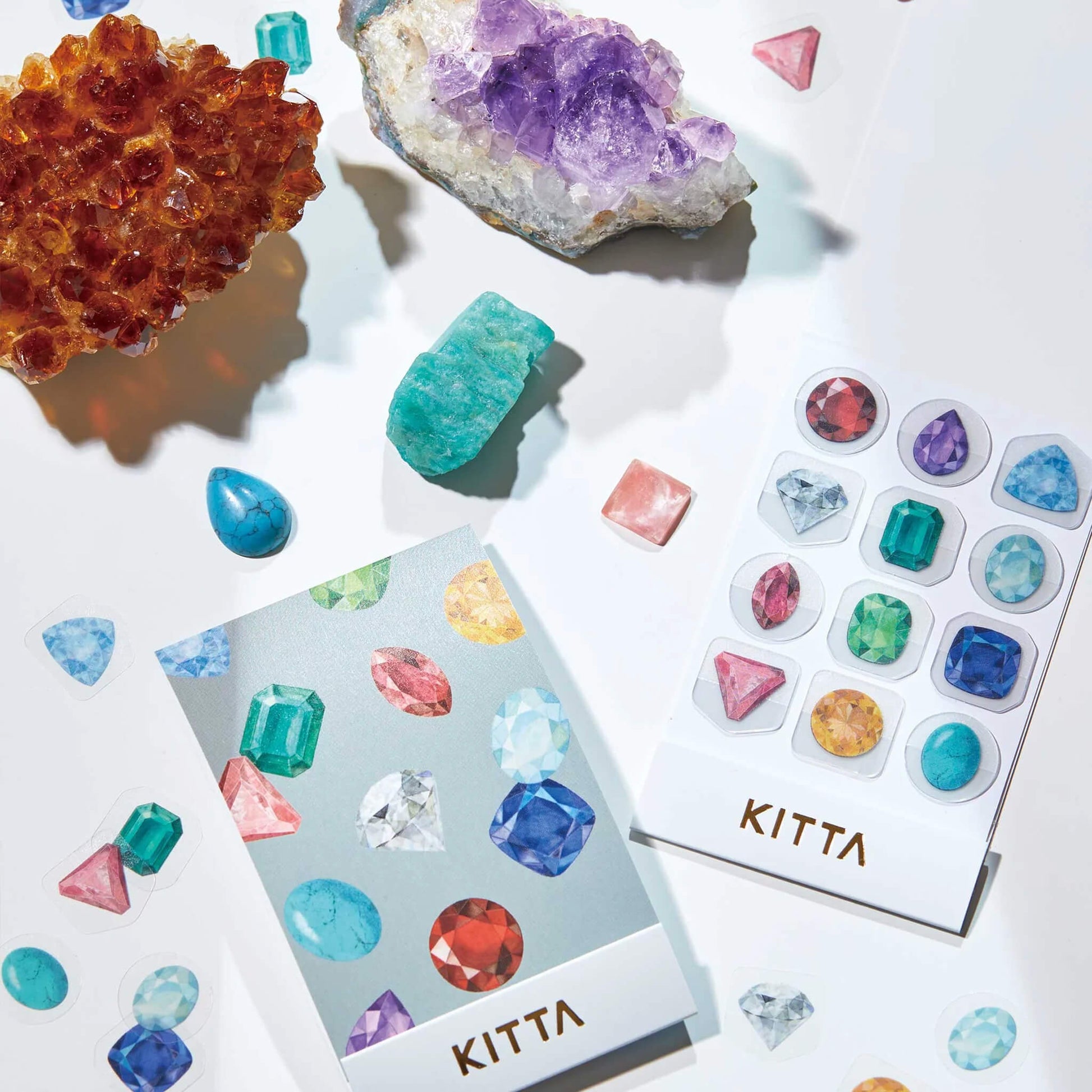 King Jim HITOTOKI KITTA Clear Sticker - Birthstone (Icon) - Kitta