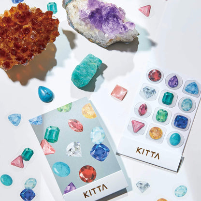 King Jim HITOTOKI KITTA Clear Sticker - Birthstone (Icon) - Kitta