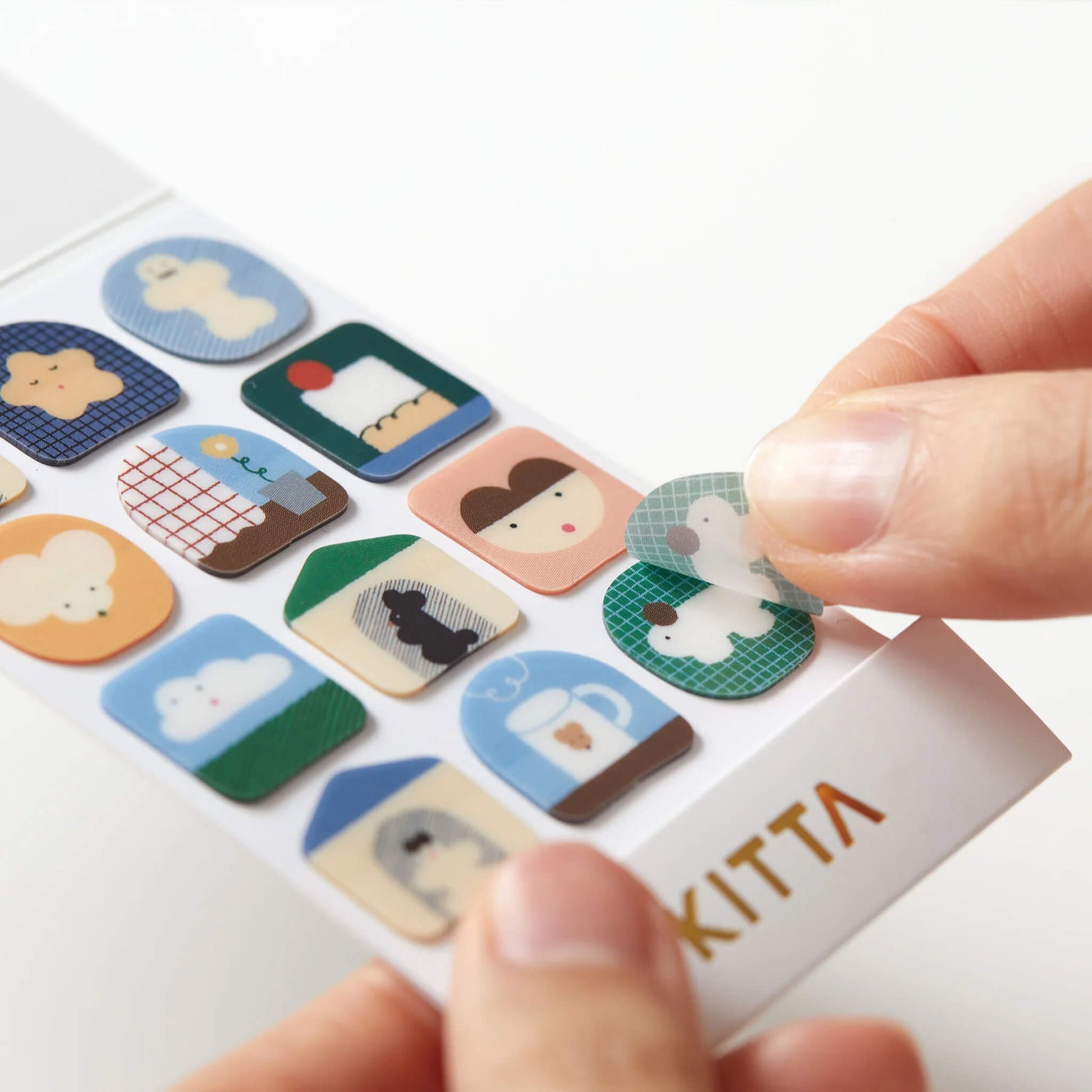 King Jim HITOTOKI KITTA Clear Sticker - Ouchi (Icon) - Kitta