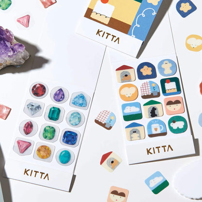 King Jim HITOTOKI KITTA Clear Sticker - Ouchi (Icon) - Kitta