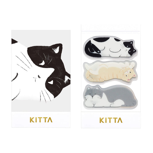 King Jim HITOTOKI KITTA Clear Tape - Cat - Kitta