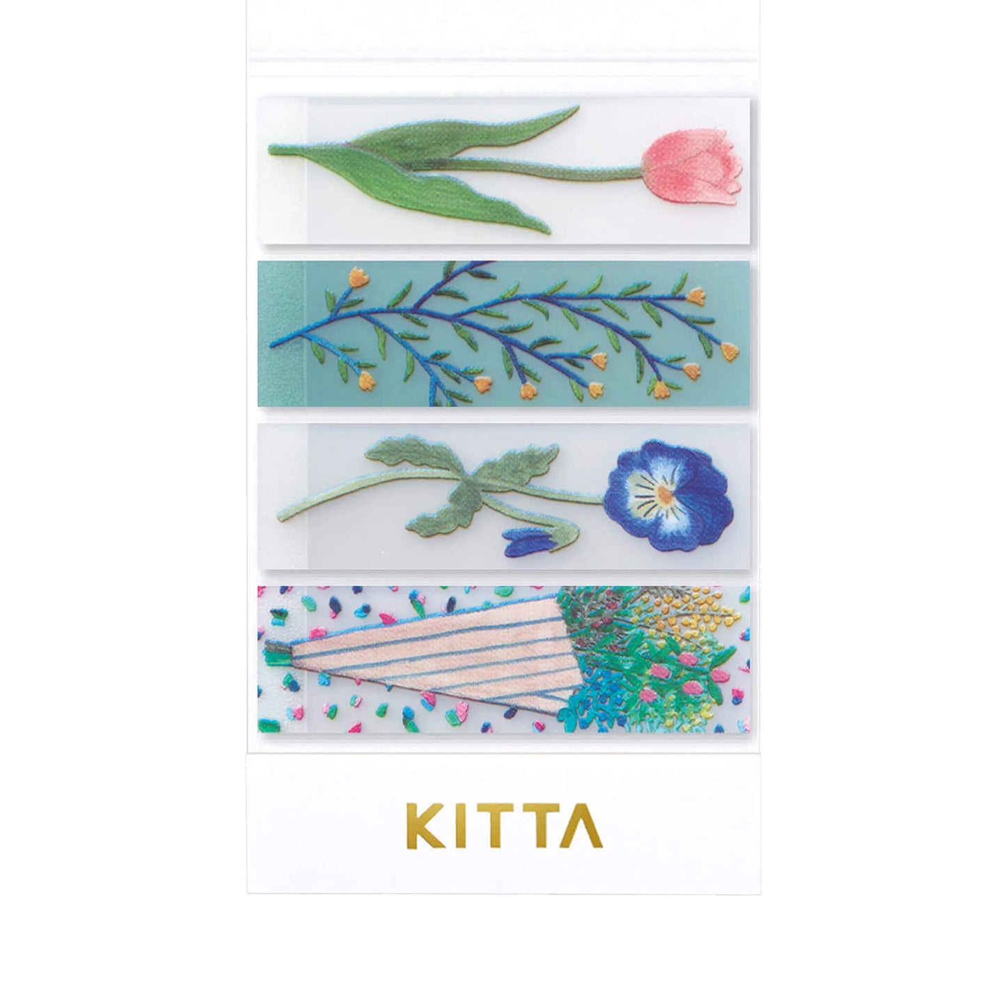 King Jim HITOTOKI KITTA Clear Tape - Flower - Kitta