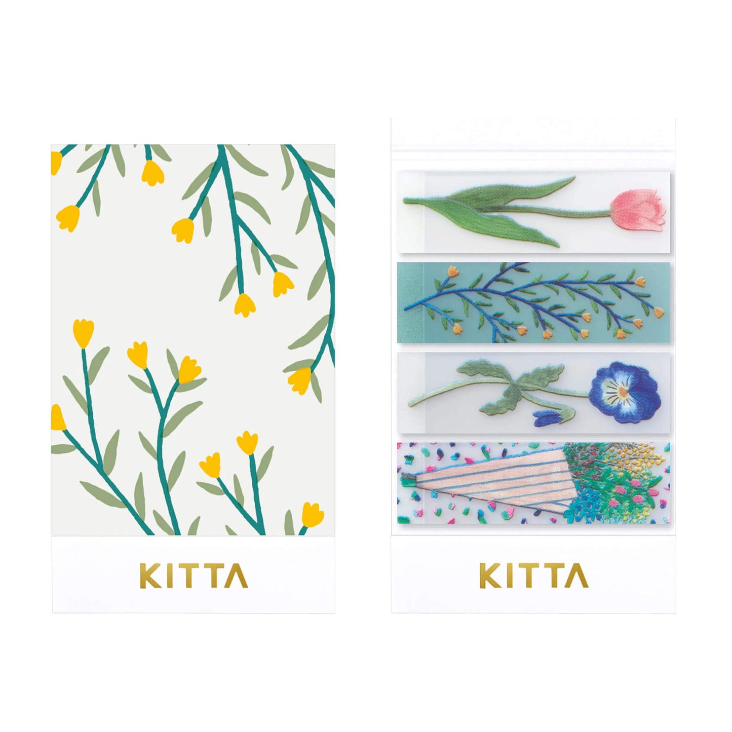 King Jim HITOTOKI KITTA Clear Tape - Flower - Kitta