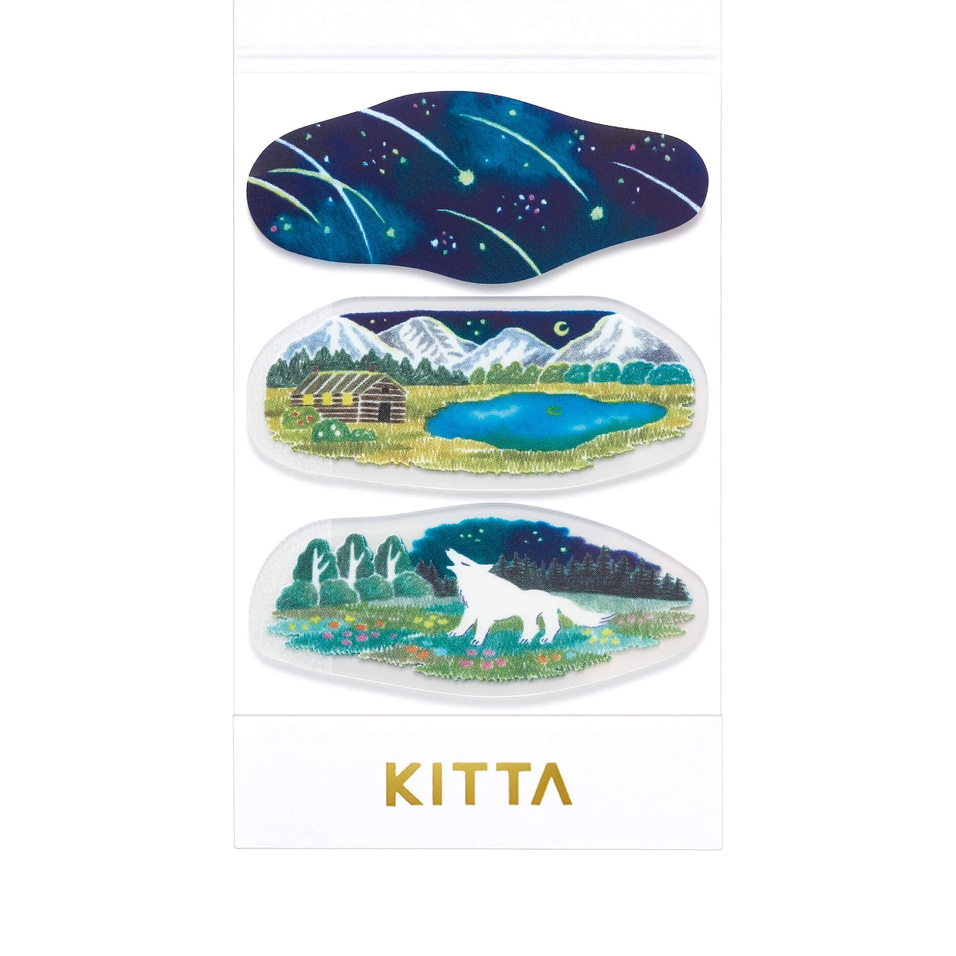 King Jim HITOTOKI KITTA Clear Tape - Night Sky - Kitta