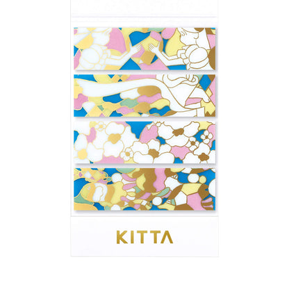 King Jim HITOTOKI KITTA Clear Tape - Stained Glass (Gold Foil) - Kitta