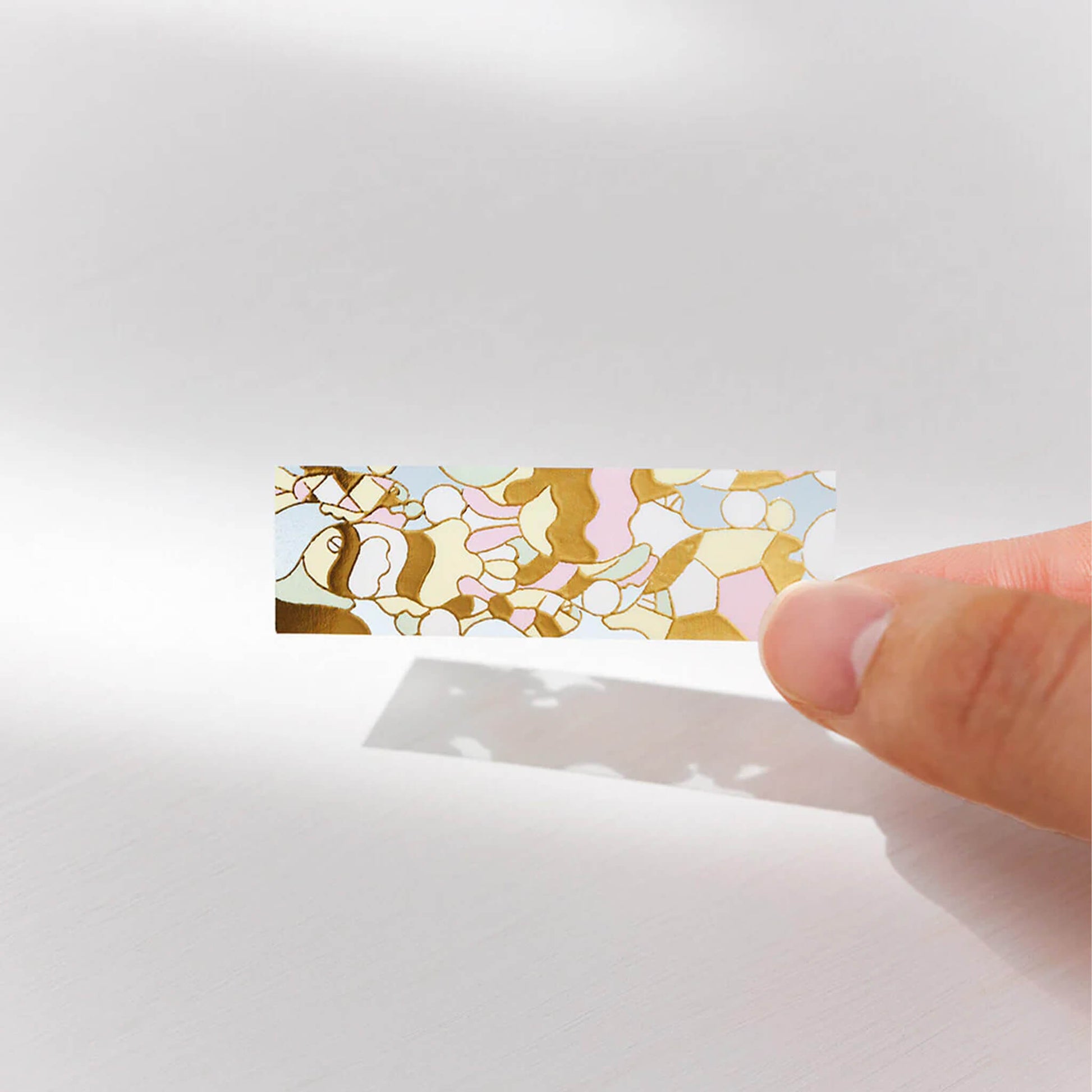 King Jim HITOTOKI KITTA Clear Tape - Stained Glass (Gold Foil) - Kitta