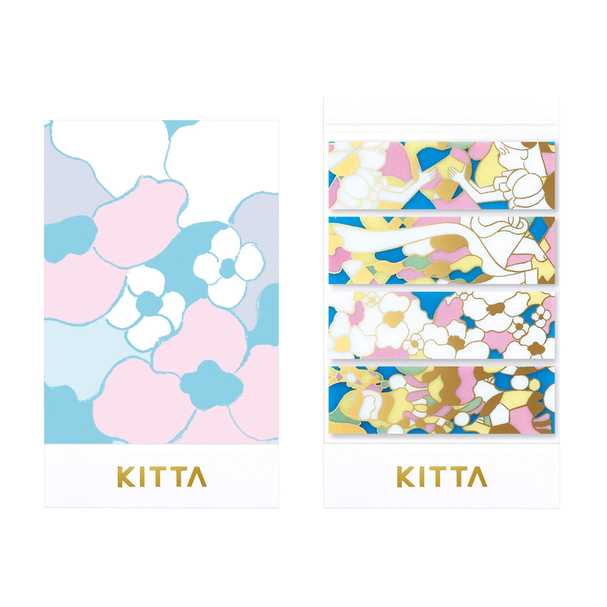 King Jim HITOTOKI KITTA Clear Tape - Stained Glass (Gold Foil) - Kitta