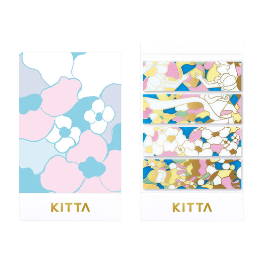 King Jim HITOTOKI KITTA Clear Tape - Stained Glass (Gold Foil) - Kitta