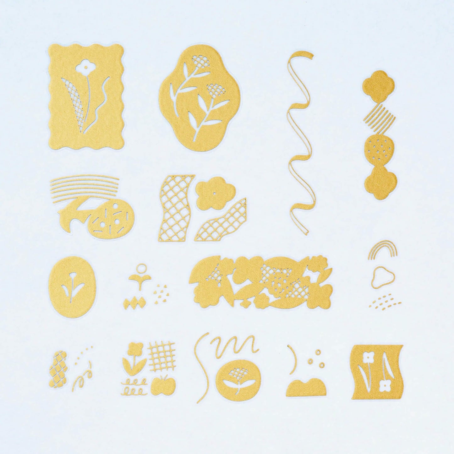 King Jim HITOTOKI KITTA Flake Transfer Sticker - Hanauta - Kitta