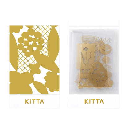 King Jim HITOTOKI KITTA Flake Transfer Sticker - Hanauta - Kitta