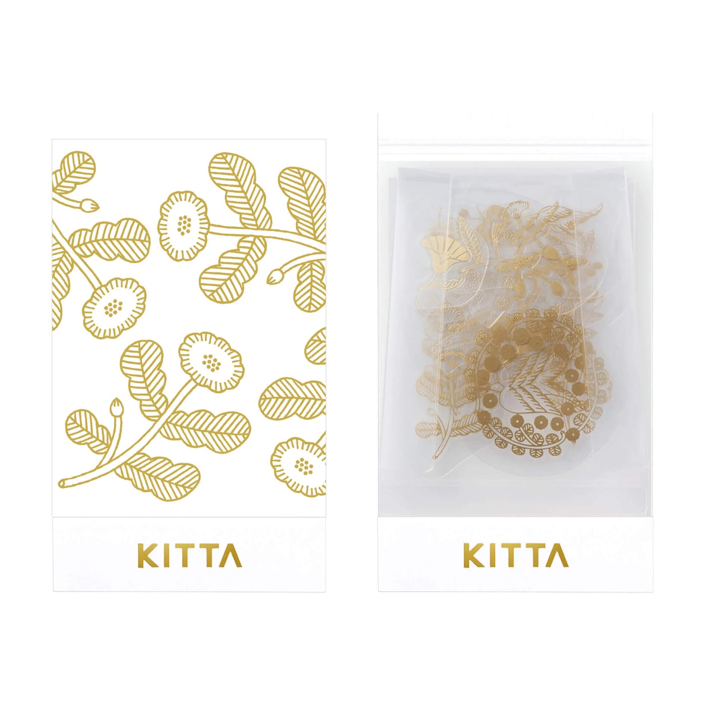 King Jim HITOTOKI KITTA Flake Transfer Sticker - Kagayaki - Kitta