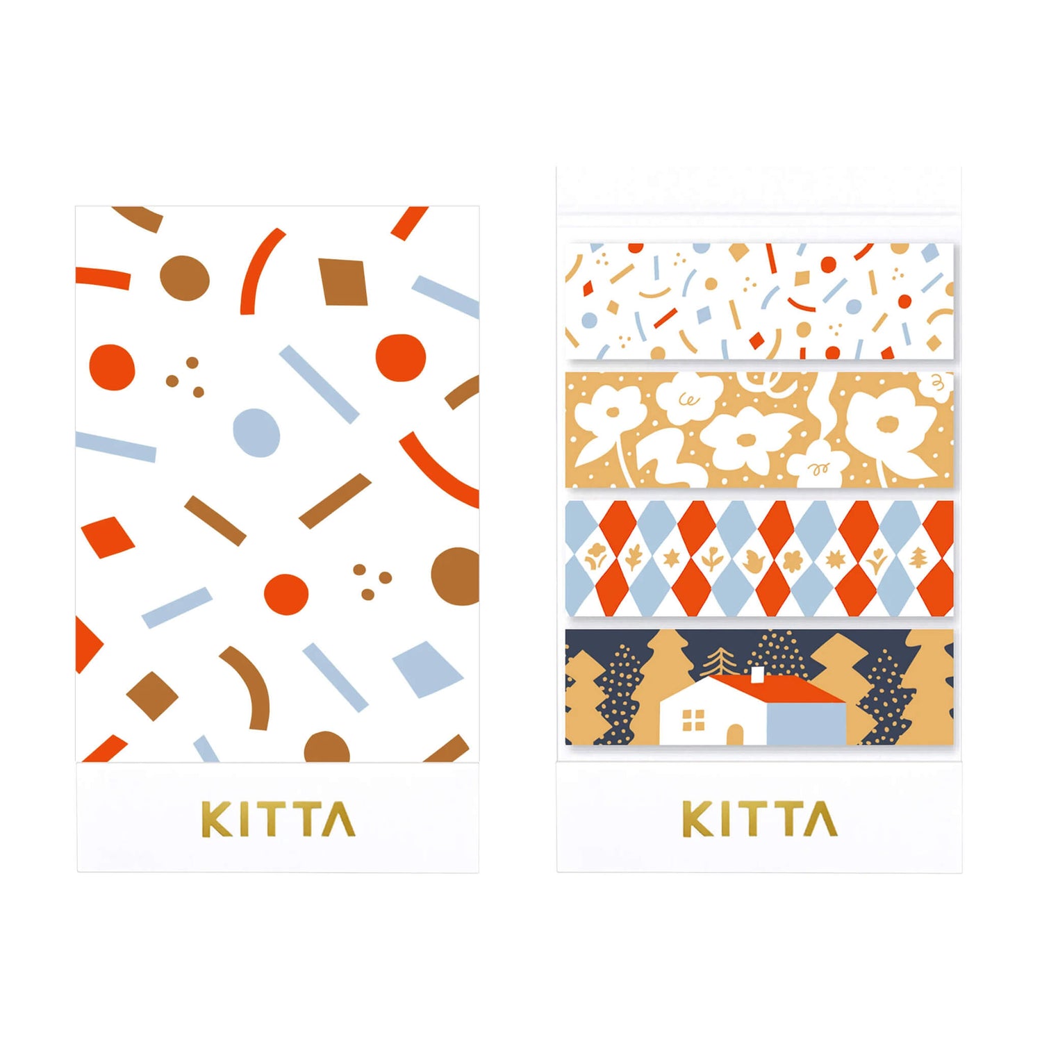 King Jim HITOTOKI KITTA Limited Washi Tape - Christmas (Foil) - Kitta