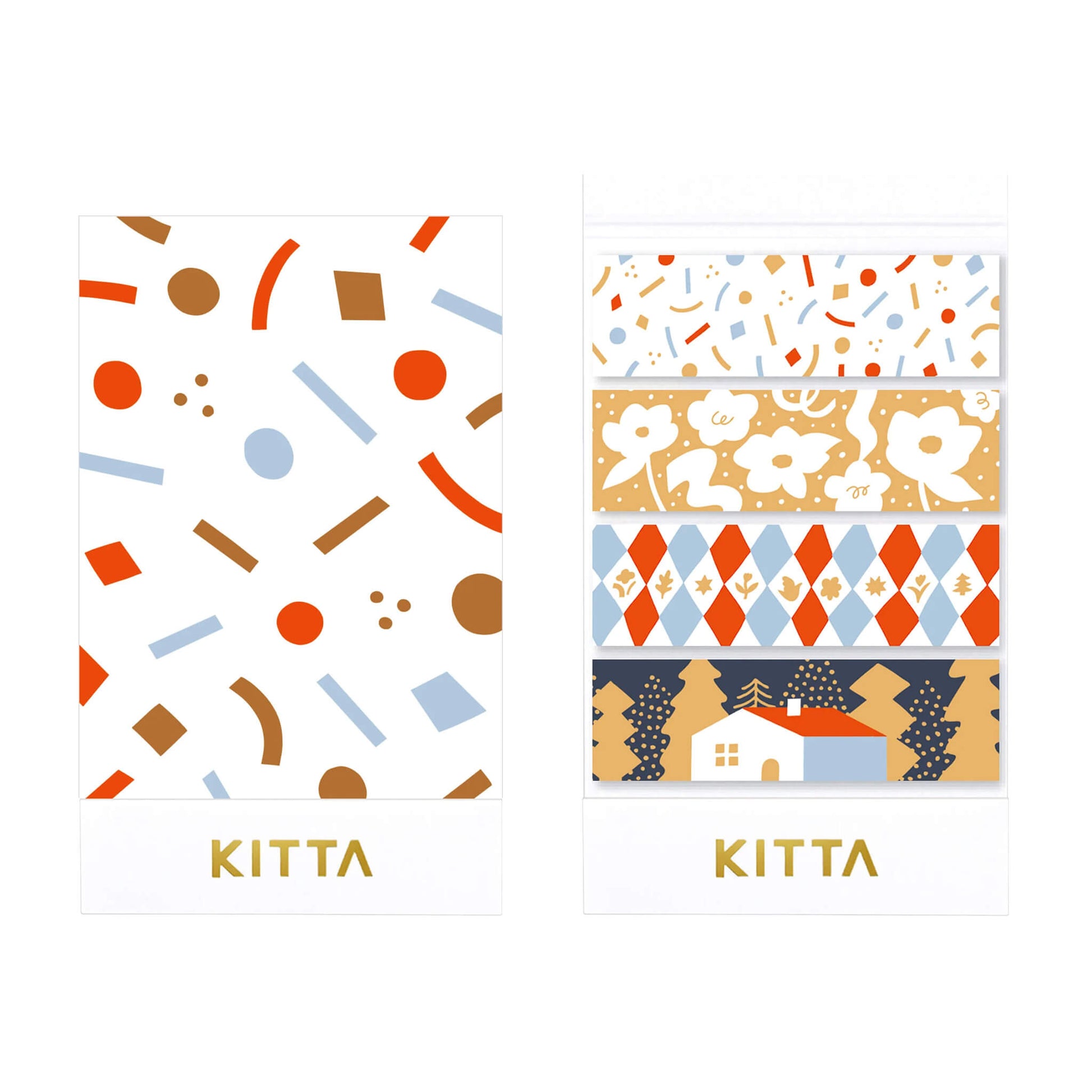 King Jim HITOTOKI KITTA Limited Washi Tape - Christmas (Foil) - Kitta