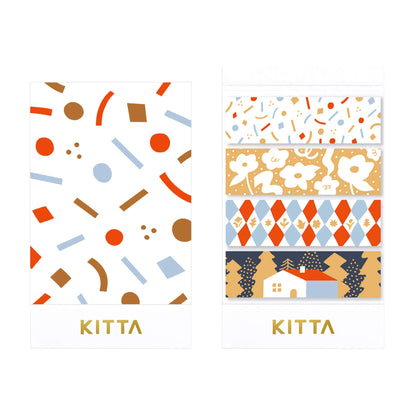 King Jim HITOTOKI KITTA Limited Washi Tape - Christmas (Foil) - Kitta