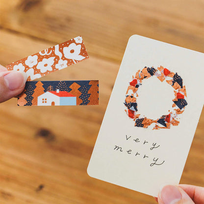 King Jim HITOTOKI KITTA Limited Washi Tape - Christmas (Foil) - Kitta