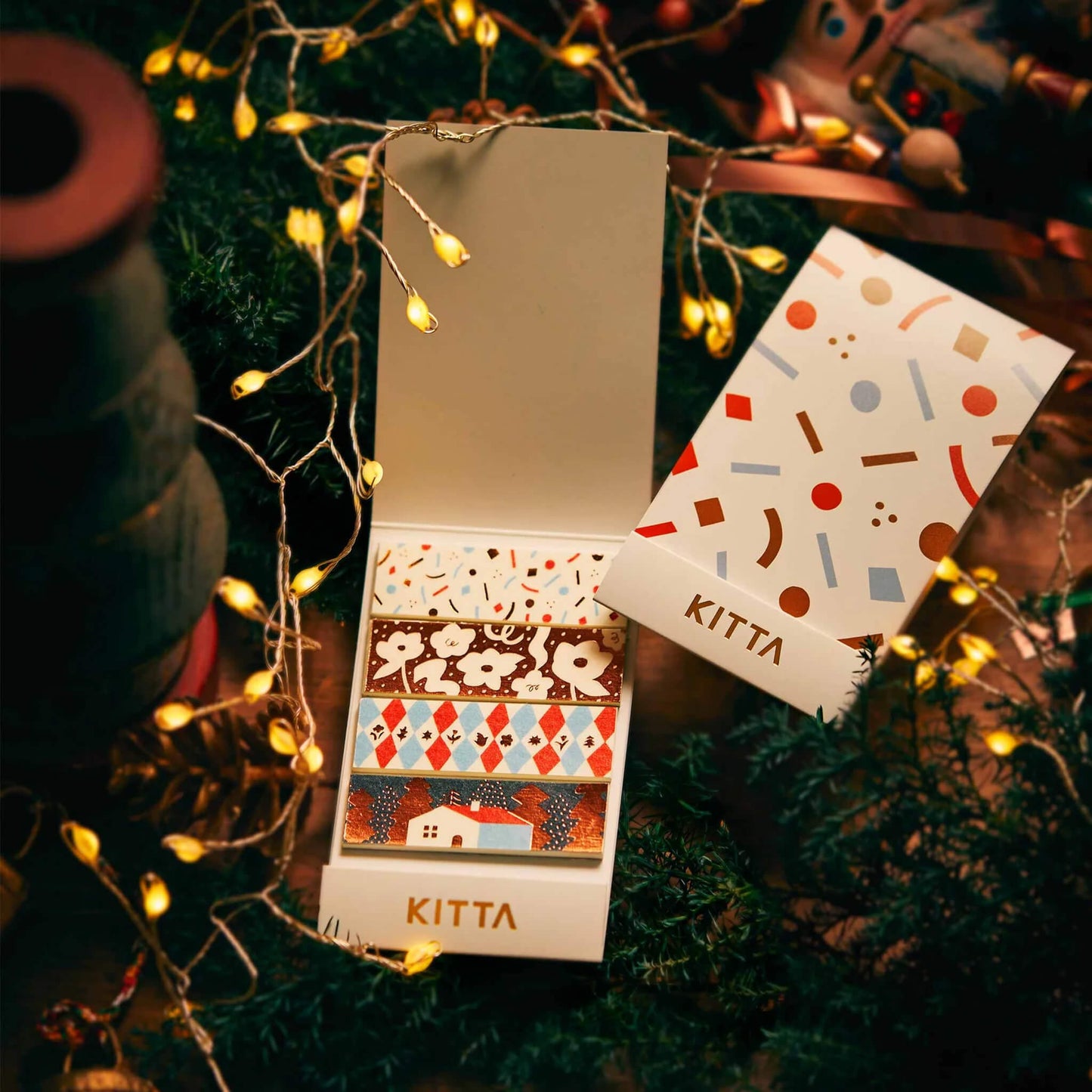 King Jim HITOTOKI KITTA Limited Washi Tape - Christmas (Foil) - Kitta