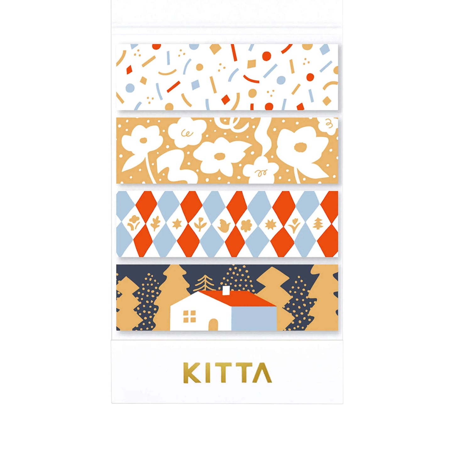 King Jim HITOTOKI KITTA Limited Washi Tape - Christmas (Foil) - Kitta