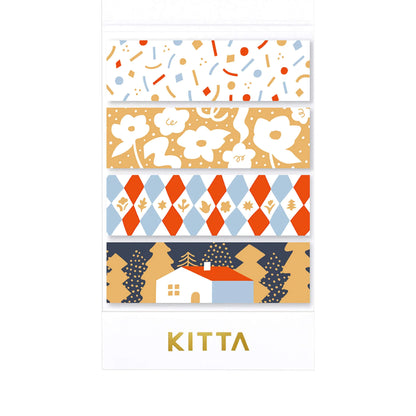 King Jim HITOTOKI KITTA Limited Washi Tape - Christmas (Foil) - Kitta
