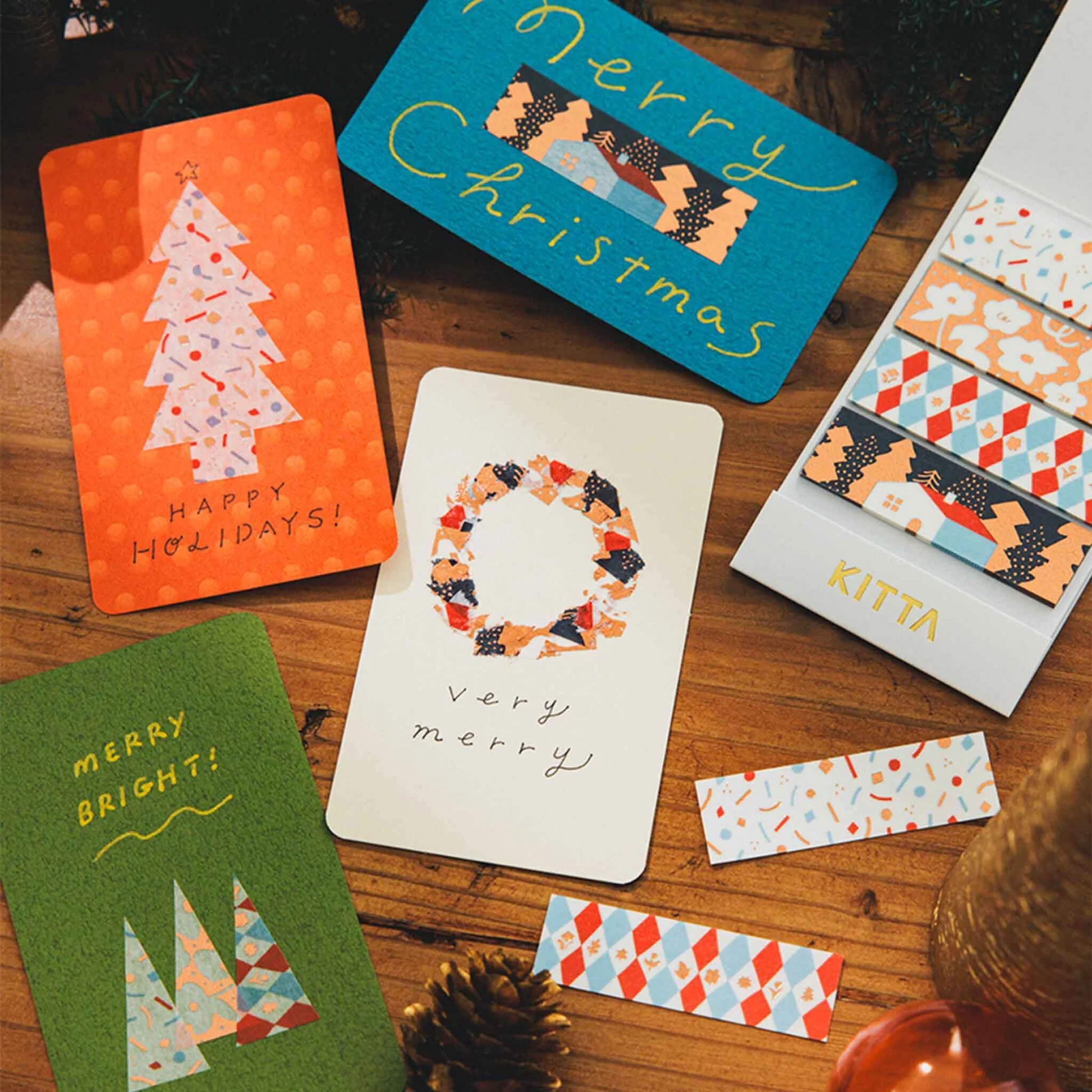 King Jim HITOTOKI KITTA Limited Washi Tape - Christmas (Foil) - Kitta