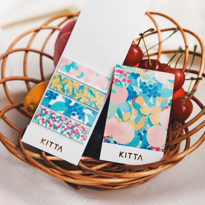 King Jim HITOTOKI KITTA Limited Washi Tape - Fruits - Kitta